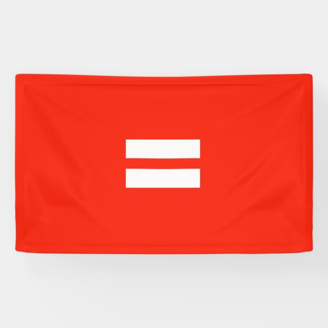 Banderoles Drapeau de fierté d'égalité (Horizontal)