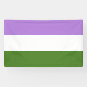 Banderoles Drapeau de fierté genderqueer