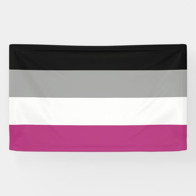Banderoles Drapeau de fierté gynéphile (Horizontal)