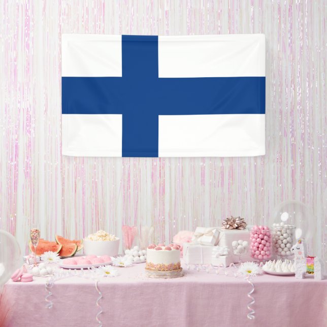 Banderoles Drapeau de Finlande (Fête)