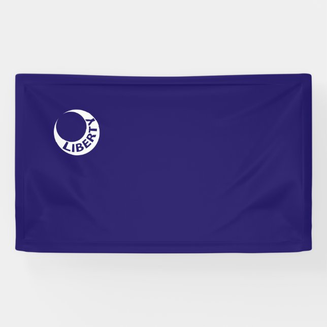 Banderoles Drapeau de Fort Moultrie, Caroline du Sud (Horizontal)