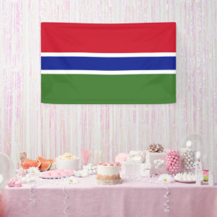 Banderoles Drapeau de Gambie