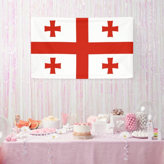 Banderoles Drapeau de Géorgie (Fête)
