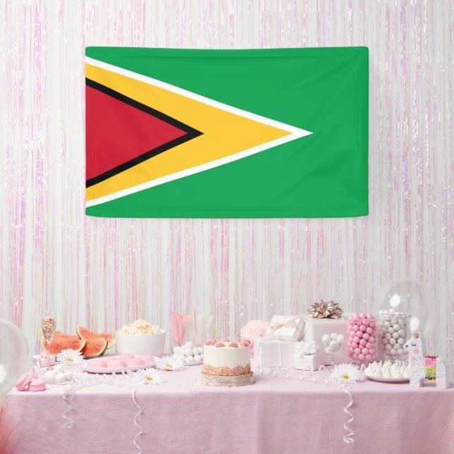Banderoles Drapeau de Guyana (Fête)