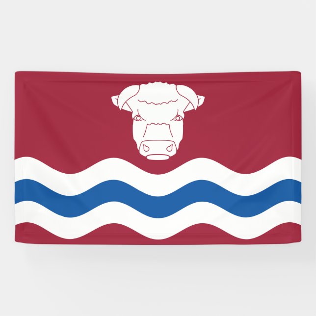 Banderoles Drapeau de Herefordshire (comté du Royaume-Uni) (Horizontal)