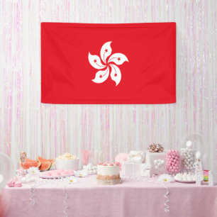 Banderoles Drapeau de Hong Kong