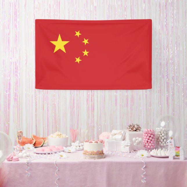 Banderoles Drapeau de la Chine (Fête)