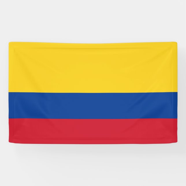 Banderoles Drapeau de la Colombie (Horizontal)