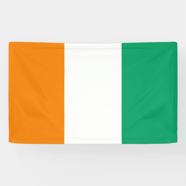 Banderoles Drapeau de la Côte d'Ivoire (Horizontal)