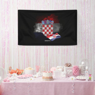 Banderoles Drapeau de la Croatie