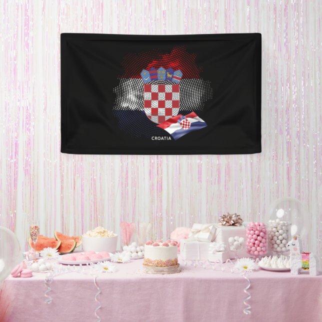 Banderoles Drapeau de la Croatie (Fête)