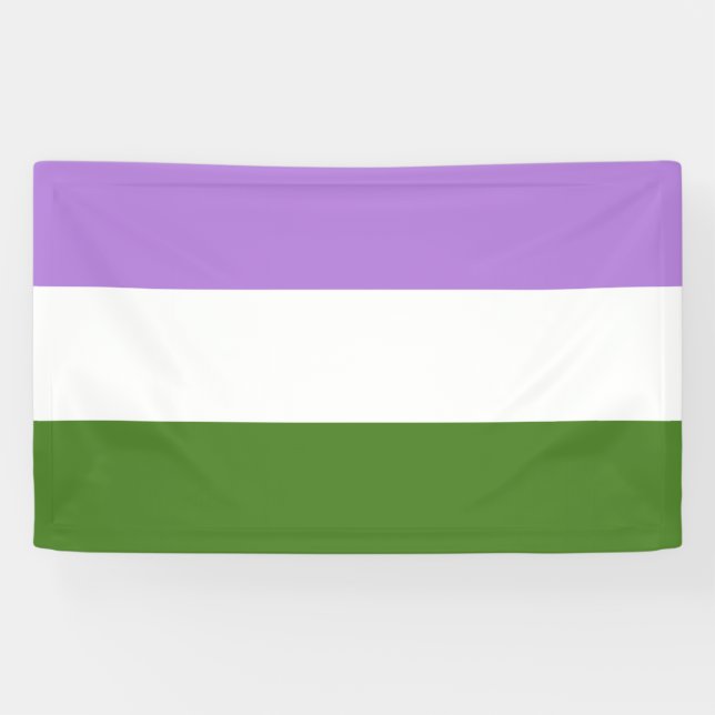 Banderoles Drapeau de la fierté queer (Horizontal)