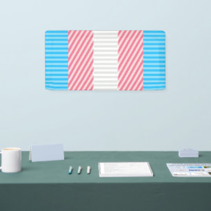 Banderoles Drapeau de la fierté transgenre Abstraite de la ba