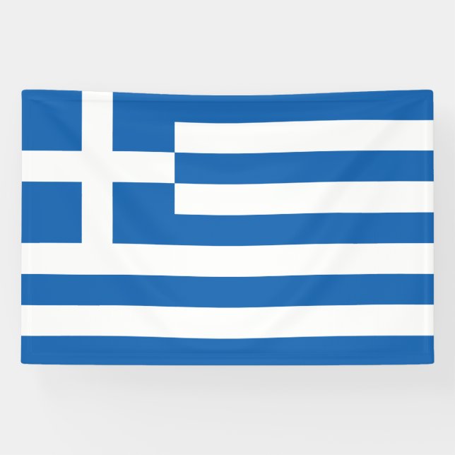 Banderoles Drapeau de la Grèce (Horizontal)