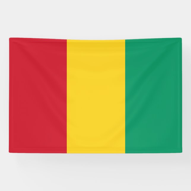 Banderoles Drapeau de la Guinée (Horizontal)