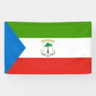 Banderoles Drapeau de la Guinée équatoriale (Afrique)