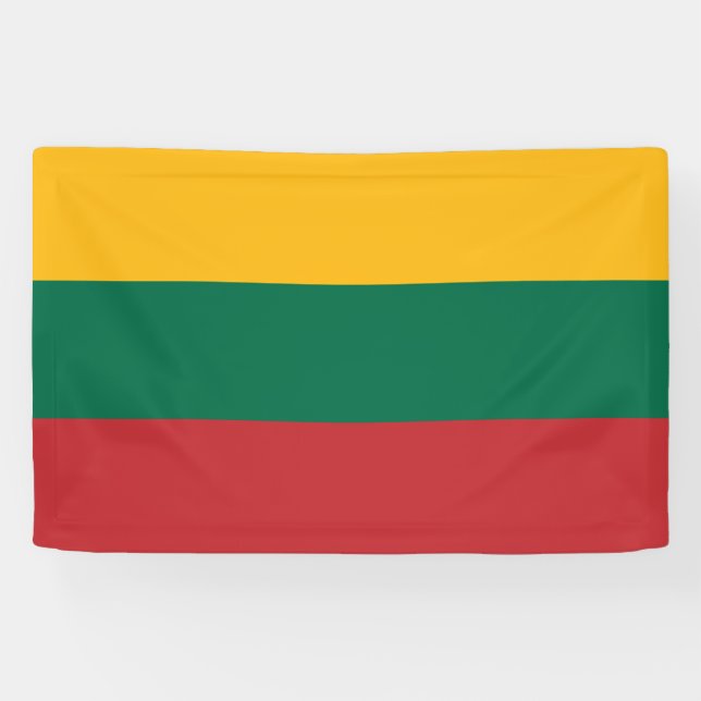 Banderoles Drapeau de la Lituanie (Horizontal)