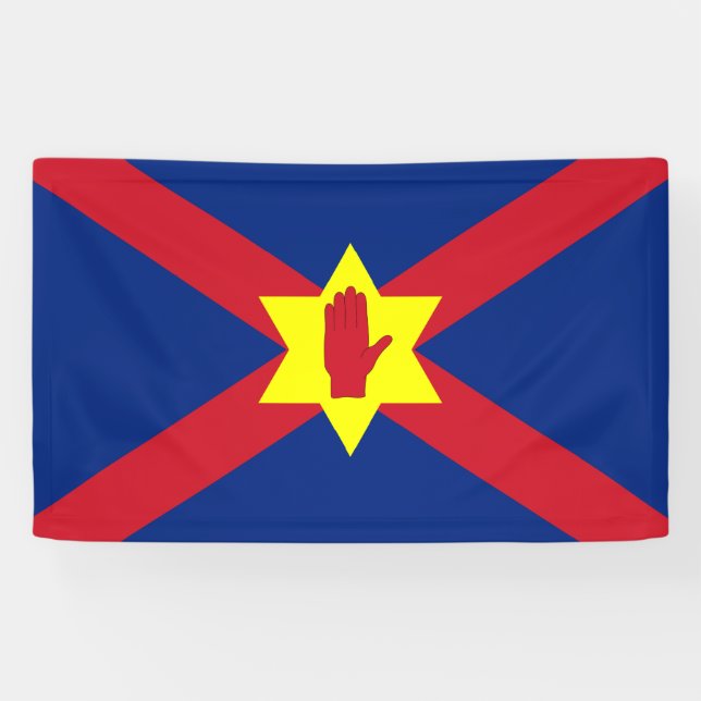 Banderoles Drapeau de la nation Ulster (Irlande du Nord) (Horizontal)
