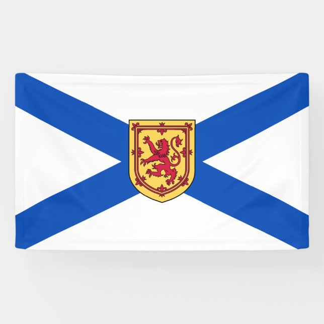 Banderoles Drapeau de la Nouvelle-Écosse (Province canadienne (Horizontal)