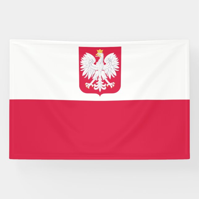 Banderoles Drapeau de la Pologne (Horizontal)
