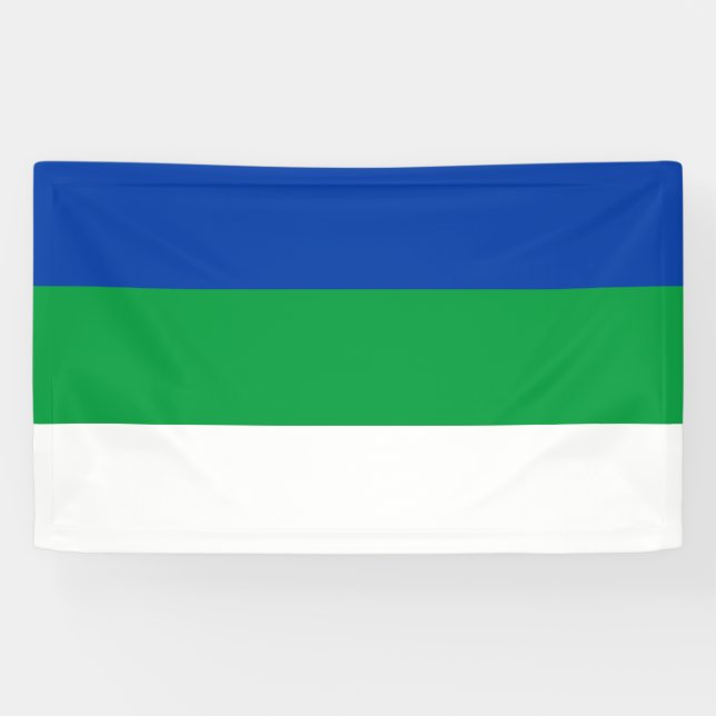 Banderoles Drapeau de la République de Komi (Horizontal)