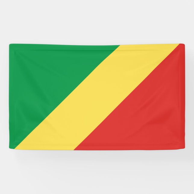 Banderoles Drapeau de la République du Congo (Horizontal)