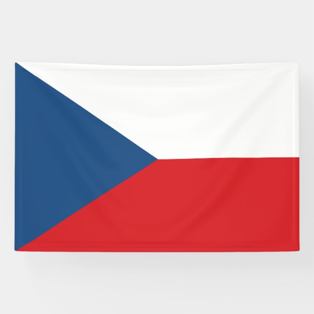 Banderoles Drapeau de la République tchèque (Horizontal)