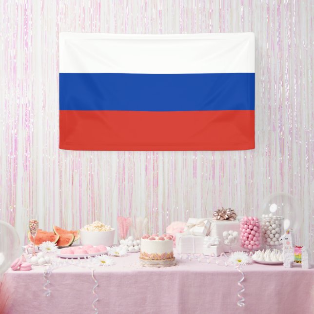 Banderoles Drapeau de la Russie (Fête)