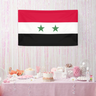Banderoles Drapeau de la Syrie