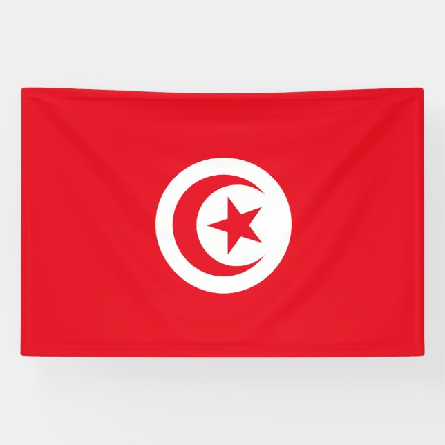 Banderoles Drapeau de la Tunisie (Horizontal)