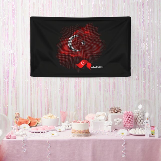 Banderoles Drapeau de la Turquie (Fête)