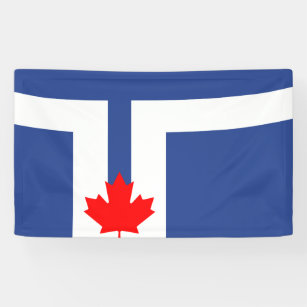 Banderoles Drapeau de la ville de Toronto (Canada)