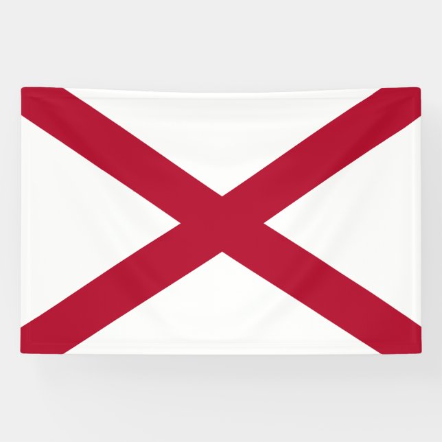 Banderoles Drapeau de l'Alabama (Horizontal)