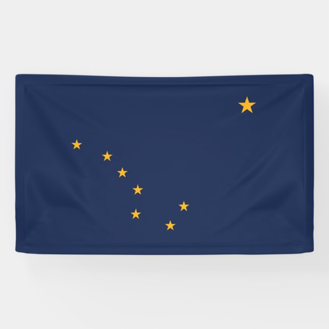 Banderoles Drapeau de l'Alaska (Horizontal)
