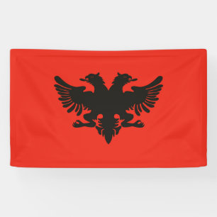 Banderoles Drapeau de l'Albanie