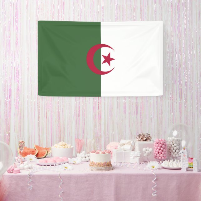 Banderoles Drapeau de l'Algérie (Fête)