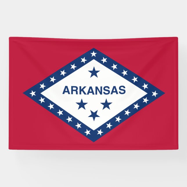 Banderoles Drapeau de l'Arkansas (Horizontal)