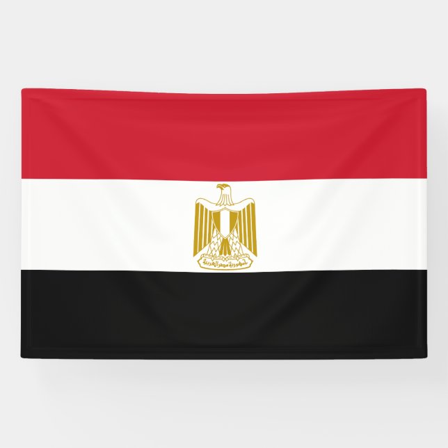 Banderoles Drapeau de l'Égypte (Horizontal)