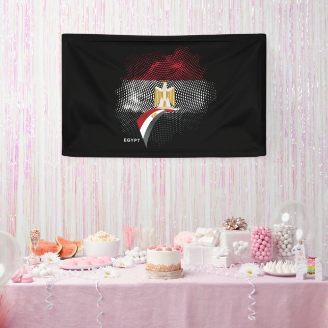 Banderoles Drapeau de l'Égypte (Fête)