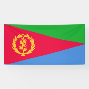 Banderoles Drapeau de l'Érythrée