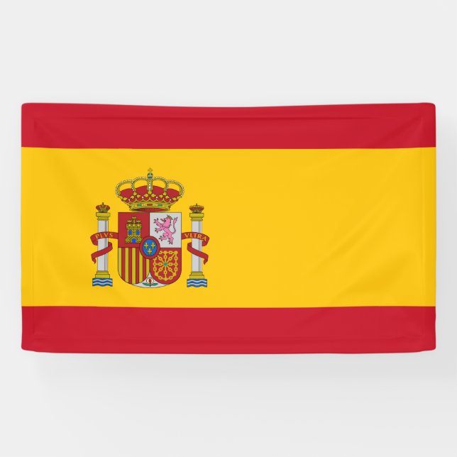 Banderoles Drapeau de l'Espagne (Horizontal)