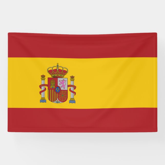 Banderoles Drapeau de l'Espagne (Horizontal)