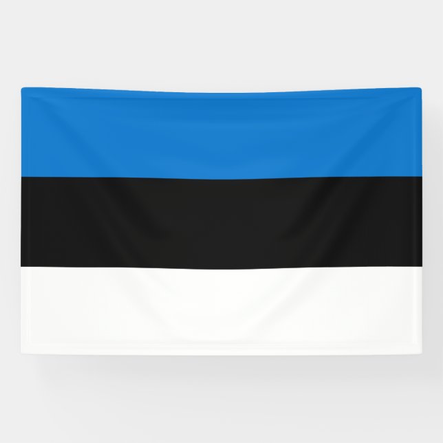 Banderoles Drapeau de l'Estonie (Horizontal)
