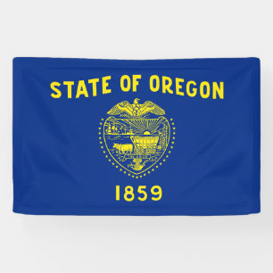 Banderoles Drapeau de l'État de l'Oregon
