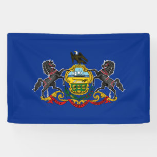 Banderoles Drapeau de l'État de Pennsylvanie