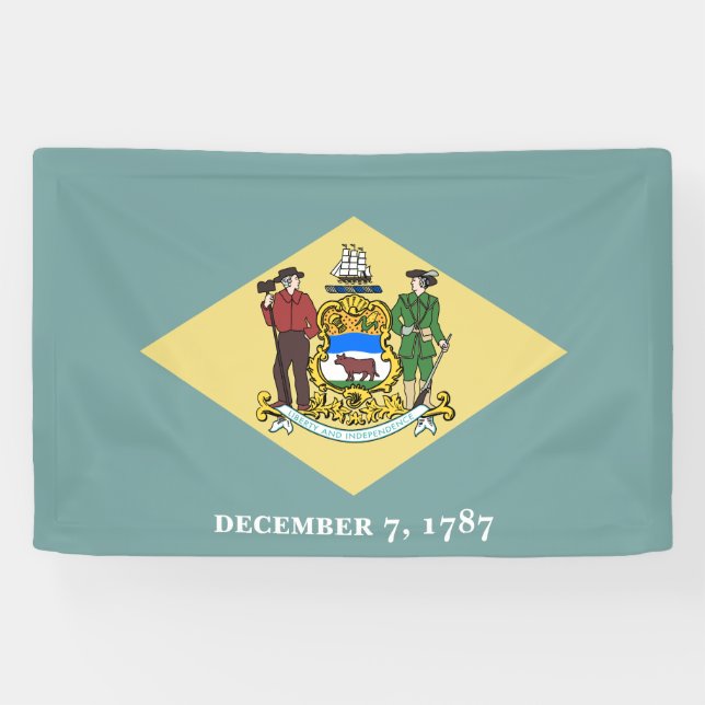 Banderoles Drapeau de l'État du Delaware (Horizontal)
