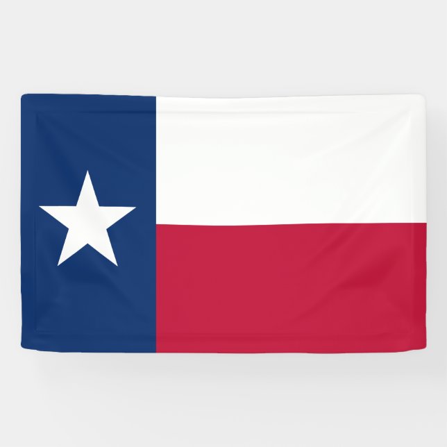 Banderoles Drapeau de l'État du Texas (Horizontal)