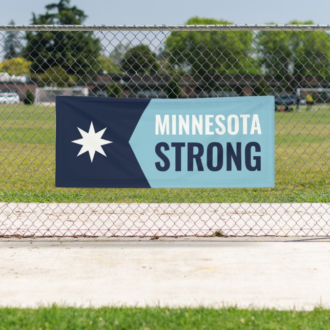 Banderoles Drapeau de l'État rebelle du Minnesota (En situation)