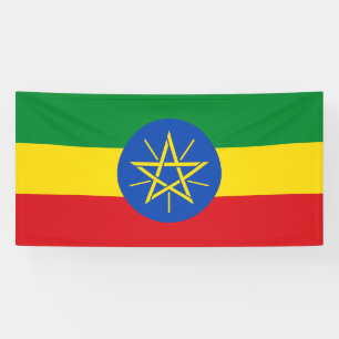 Banderoles Drapeau de l'Éthiopie