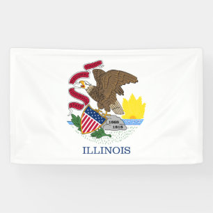 Banderoles Drapeau de l'Illinois